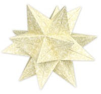 Ursus AURELIO STERN MADRAS 110G.20x20CM,CREME/GOLD