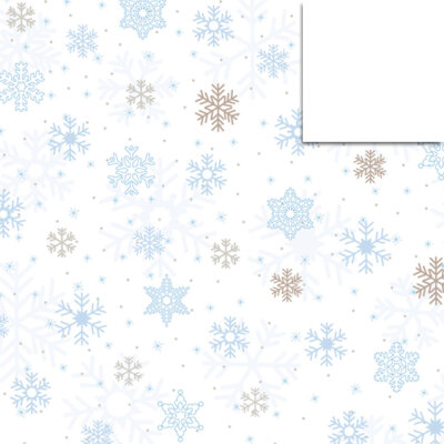 Ursus AURELIO STERN EISBLUME110G.20x20CM,WEISS/BLAU