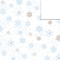 Ursus AURELIO STERN EISBLUME110G.20x20CM,WEISS/BLAU