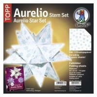 Ursus AURELIO STERN EISBLUME110G.20x20CM,WEISS/BLAU