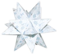Ursus AURELIO STERN EISBLUME110G.20x20CM,WEISS/BLAU