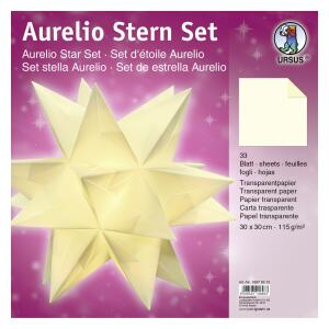 Ursus AURELIO STERN TRANSP.115G.30x30CM,33BL.CREME