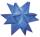 Ursus AURELIO STERN TRANSP.115G.30x30CM,33BL.BLAU