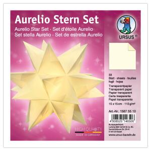 Ursus AURELIO STERN TRANSP.115G.15x15CM,33BL.CREME