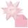 Ursus AURELIO STERN TRANSP.115G.15x15CM,33BL.ROSA