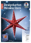 Ursus DESIGNK.MESSINA STERNEN.180G.21x29,7CM,ROT/GL