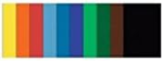 Ursus GLANZPAPIER GUM.80G.35x50CM,20BL.10FARBEN SORT.