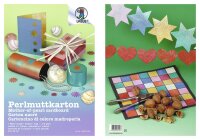 Ursus PERLMUTTKARTON 215G.23x33CM,7BL.SORTIERT