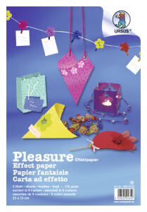 Ursus PLEASURE 135G.23x33CM,9BL.9F.SORTIERT