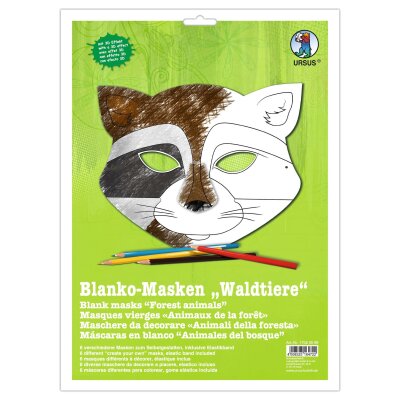 Ursus BLANKO-MASKEN "WALDTIERE"