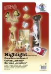 Ursus HIGHLIGHT 215G.23x33CM,12BL.GOLD/SILBER,6MOTIVE