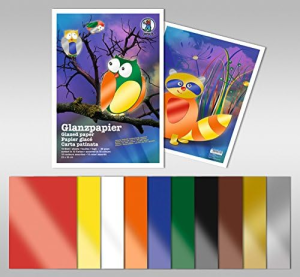Ursus GLANZPAPIER UNG.80G.50x70CM,WEISS