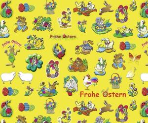 Ursus TRANSP.PAPIER "FROHE OSTERN"115G.50x61CM