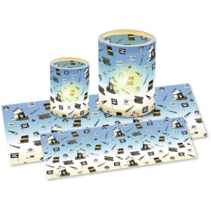 Ursus LATERNENZ.TRANSP.115G.15,5x37CM.25BL.PIRATEN