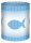 Ursus MINI-TISCHLICHTER AMBIENTE 47 "JOY" FISCH