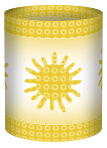 Ursus MINI-TISCHLICHTER AMBIENTE 50 "JOY" SONNE