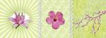 Ursus MINI-TISCHLICHTER ELEGANZA "FANCY FLOWERS"