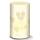Ursus SILH.TISCHLICHT FILIGRANO HERZBLUMEN CREME