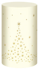 Ursus SILH.TISCHLICHT FILIGRANO WEIHN.BAUM CREME