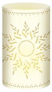 Ursus SILH.TISCHLICHT FILIGRANO SONNE CREME