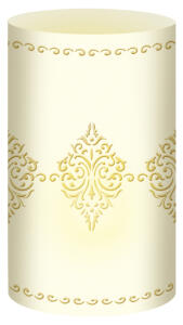 Ursus SILH.TISCHLICHT FILIGRANO ORNAMENTE CREME