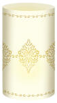 Ursus SILH.TISCHLICHT FILIGRANO ORNAMENTE CREME
