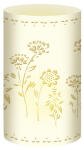 Ursus SILH.TISCHLICHT FILIGRANO BLUMEN CREME