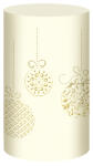 Ursus SILH.TISCHLICHT FILIGRANO WEIHNACHTSKUGELN CR