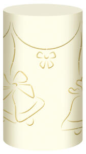 Ursus SILH.TISCHLICHT FILIGRANO GLOCKEN CREME