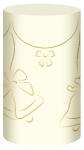 Ursus SILH.TISCHLICHT FILIGRANO GLOCKEN CREME
