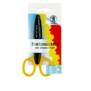 Ursus KONTURENSCHEREN,ZINNENSCHNITT,EINZ.VERP.