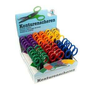 Ursus KONTURENSCHEREN-DISPLAY,30 STÜCK SORTIERT
