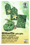 Ursus GLITZER-FILZ GOLD 150G,5BL.20x30CM,GRÜN 5M.S.