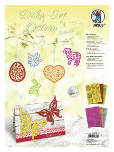 Ursus DEKO SET OSTERN FOTOKT.300G 24,8X33CM,6BL.45T.INT.