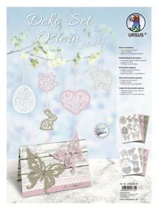 Ursus DEKO SET OSTERN FOTOKT.300G 24,8X33CM,6BL.45T.SHA.