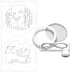 Ursus LIGHT BOXES Ø15,3CM FOREST & SANTA CLAUS