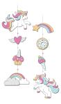 Ursus DECO PAPER CHAINS EINHORN