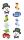 Ursus DECO PAPER CHAINS SCHNEEMANN