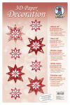 Ursus 3D PAPER DECORATION "STERNE ROT"