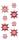 Ursus 3D PAPER DECORATION "STERNE ROT"