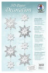 Ursus 3D PAPER DECORATION "STERNE SILBER"