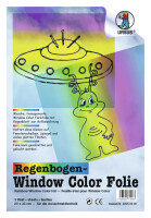 Ursus REGENBOGEN-FENSTERFOLIE 23x33CM,3BL.