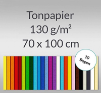 Ursus TONPAPIER 130G.70x100CM,MITTELBRAUN