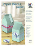 Ursus PAPER BOXES "MILKBOX" LOVELY BIRDS