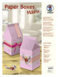 Ursus PAPER BOXES "MILKBOX" CRAZY HEARTS