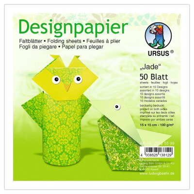 Ursus DESIGNP."JADE"100G,15x15CM,50BL,SOR.10DE.