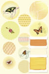 Ursus PAPER GLOBES "PRETTY BUTTERFLIES"
