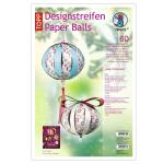 Ursus DESIGNSTREIFEN PAPER BALLS "JOLLY CHRISTMAS"