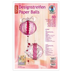 Ursus DESIGNSTREIFEN PAPER BALLS "CELINE"