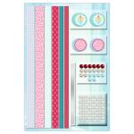 Ursus DESIGNSTREIFEN PAPER BALLS "INGA"